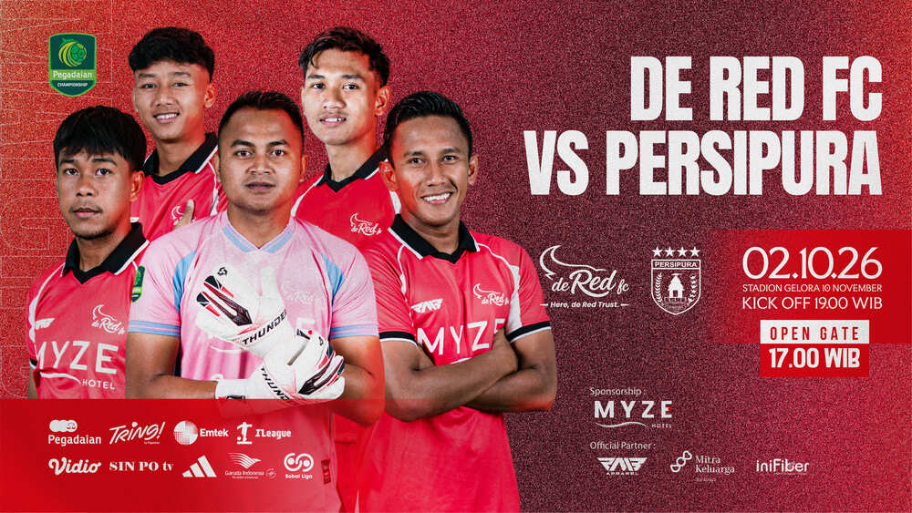 De Red FC vs Persipura